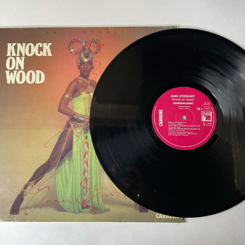 Винтажная виниловая пластинка LP Amii Stewart, Knock On Wood (Франция 1979)