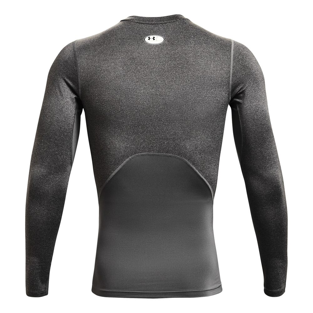 Мужское теннисное поло Under Armour Heatgear Comp Long Sleeve Men - Anthracite, Black