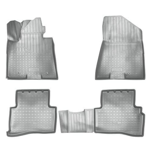 Ковры в салон Norplast/Unidec для Kia Sportage в кузове QL (2016-)Полиуретан,Серый, арт.NPA11-C43-525-G