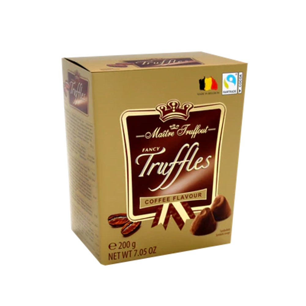 Maitre Truffout, шоколадный трюфель с кофейной начинкой 200г