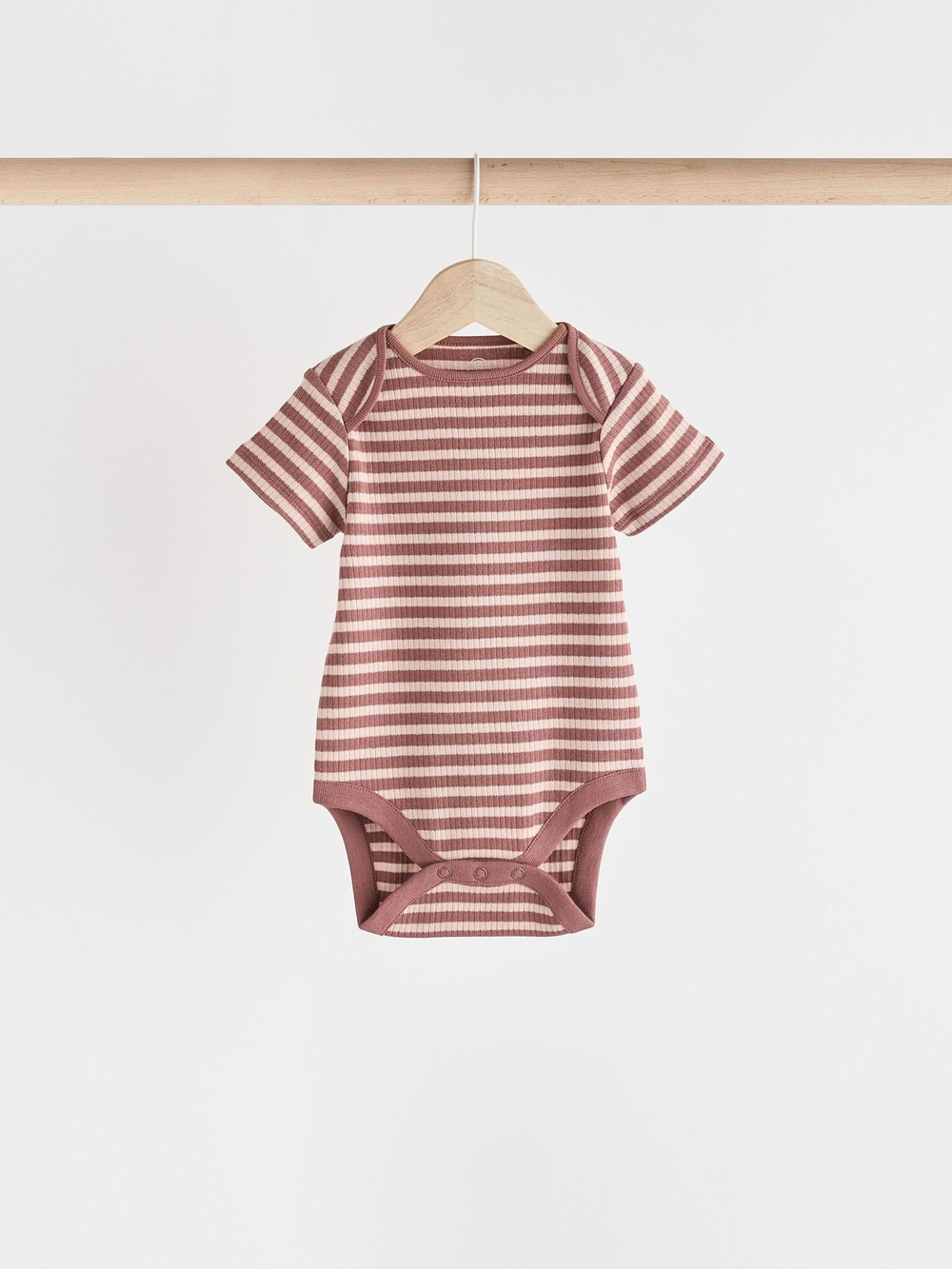 Боди с коротким рукавом для малышей Next N27-297, 5 шт., Бежевый, Коричневый