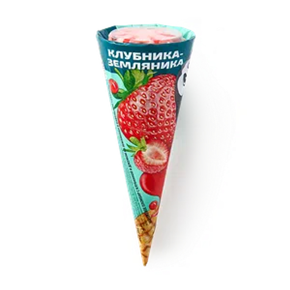 33 пингвина / Рожок Клубника-земляника 70 гр