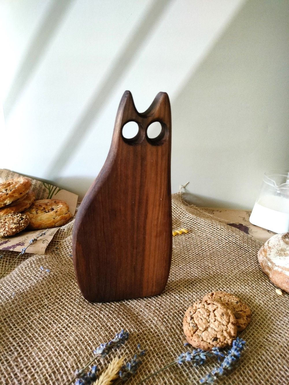 Доска разделочная из дерева сервировочная