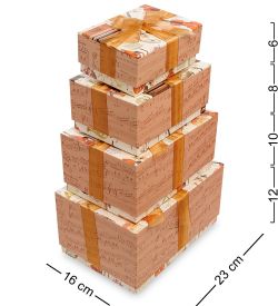 Packing Symphony WA-50-15 Комплект коробок из 4шт «Прямоугольник новый»