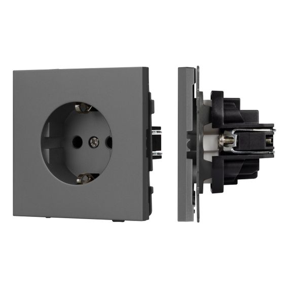 Механизм электрической розетки SCT-TENDO-MEU1-SFPL-GR (230V, 16A) Arlight 054640