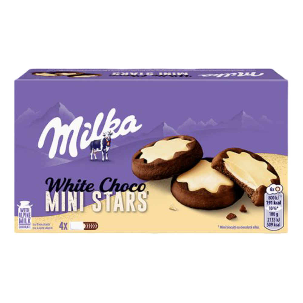 Милка "Чоко Минис" Белый шоколад 150г