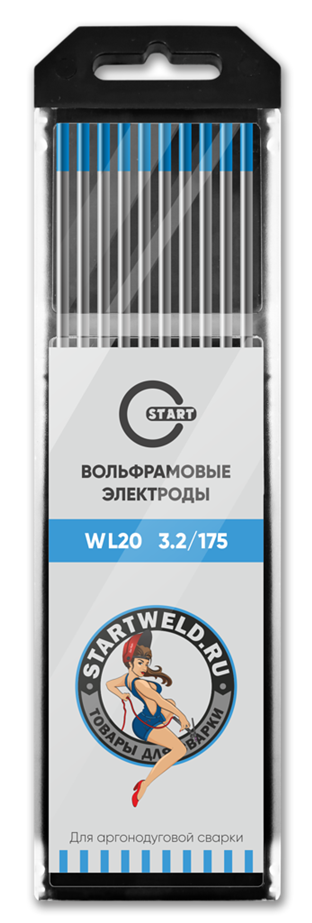 Вольфрамовый электрод WL 20 3,2/175 (голубой) WL2032175
