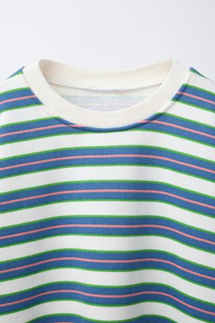 ZARA ТОЛСТОВКА В ПОЛОСКУ, РАЗНОЦВЕТНЫЙ