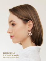 Сережки «День и ночь»