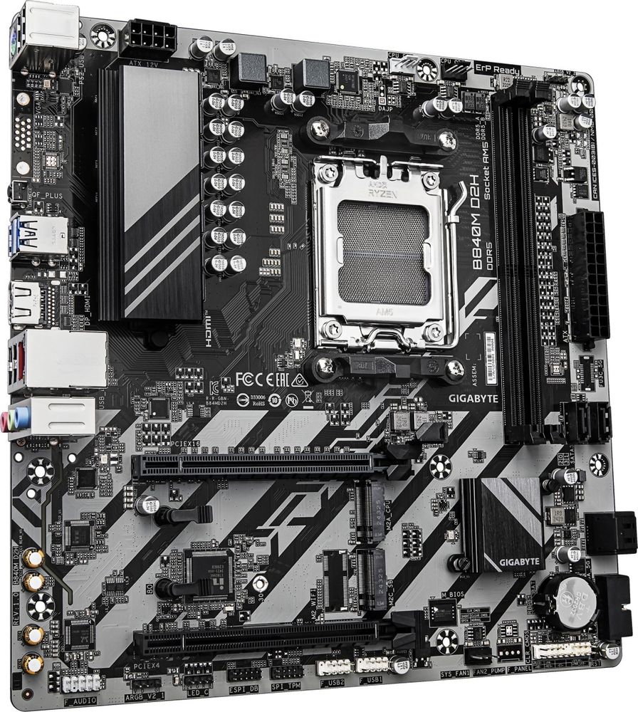 Материнская плата GIGABYTE B840M D2H