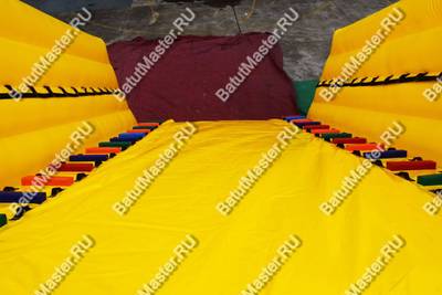 Надувная горка для зорбинга "Кубарем вниз"