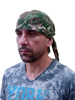 Повязка на голову спортивная косынка рыболовная