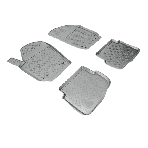 Ковры в салон Norplast/Unidec для Volkswagen Polo (2002-2009), Серый, арт.NPL-Po-95-40-G