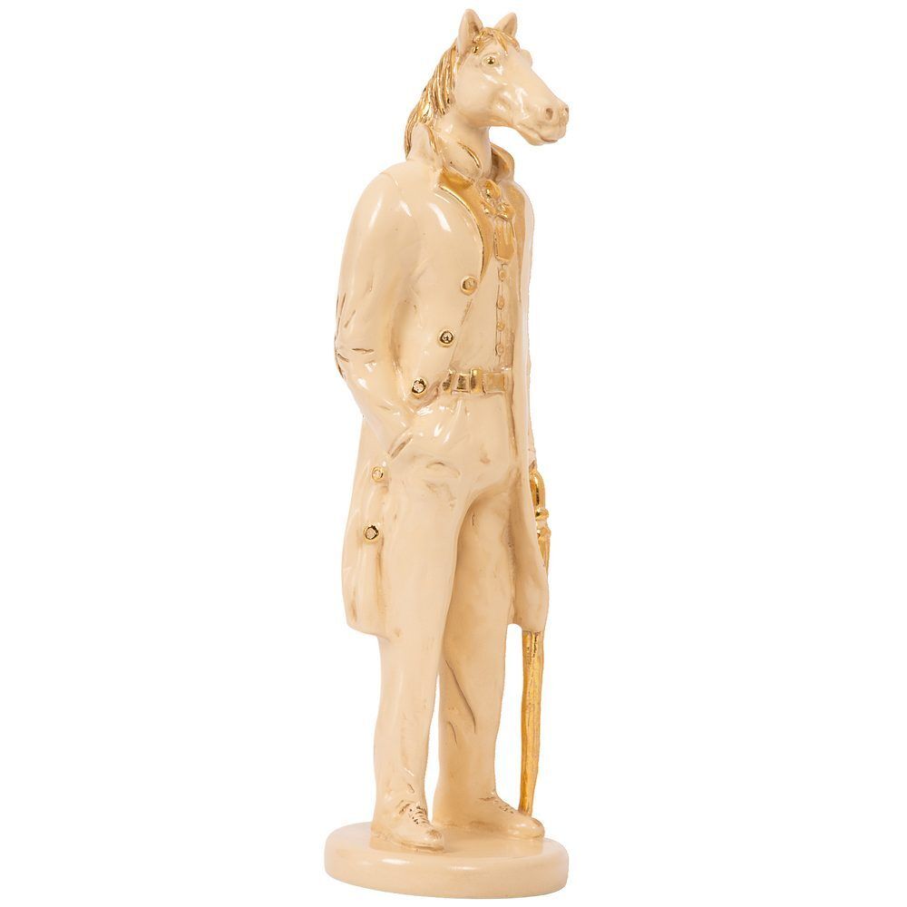 Скульптура Конь в пальто Айвори