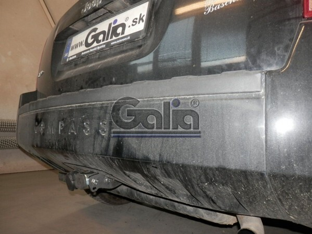 Фаркоп оцинкованный Galia J012A для Jeep Compass MK 2006-2011, Jeep Liberty 2006-2011(паспорт и сертификат в комплекте)(без электрики)