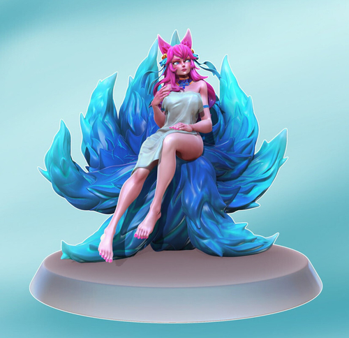 Ари Ahri  kitsune League of Legends Лига Легенд lol Коллекционная Фигурка Аниме