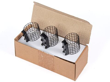 Набор металлических фидерных кормушек FC M1 БОЛЬШАЯ КОРМОЁМКОСТЬ 40г 60г 80г 3шт. коробочная версия