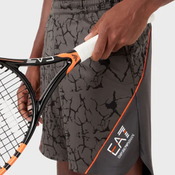 Мужские теннисные шорты EA7 Shorts Men - Anthracite, Orange