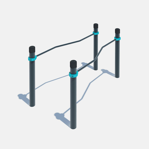 Изогнуто-горизонтальные брусья