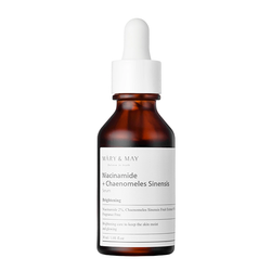 Mary&May Niacinamide + Chaenomeles Sinensis Serum осветляющая сыворотка для лица против пигментации и постакне