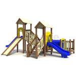 Игровой комплекс ActiWood для детской площадки