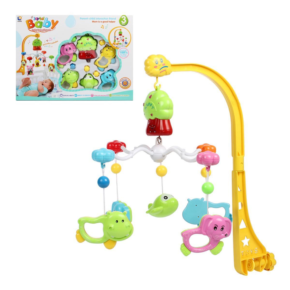 Карусель музыкальная для новорожденных, коробка D127