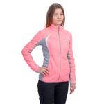 Куртка женская Астра флис, цвет: коралловый, салатовый