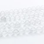 Горный хрусталь бусины, диаметр 6,2-6,4 мм, цена за 29-30 шт (1/2 нити)