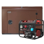 Генератор бензиновый SUNREKA G10000TFEAX с кожухом Geon 1200 RAL 8017