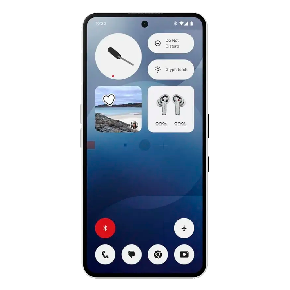 Смартфон Nothing Phone (3a) 12/256GB, Milk (Белый)