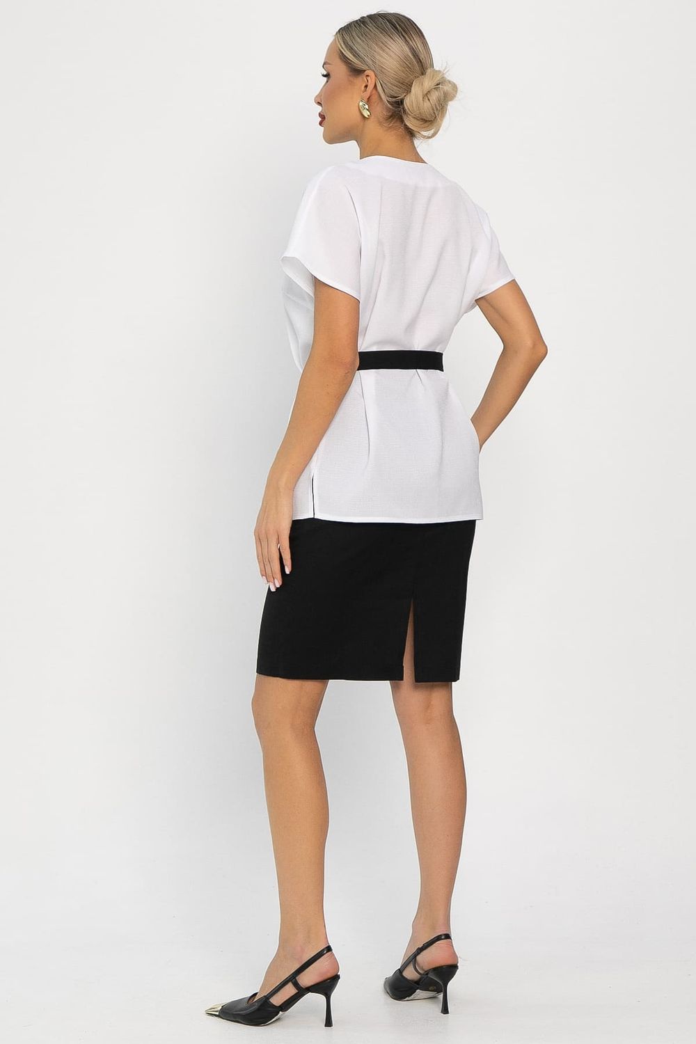 Костюм Лэдис (бело-черный) К14102-14М LT Collection