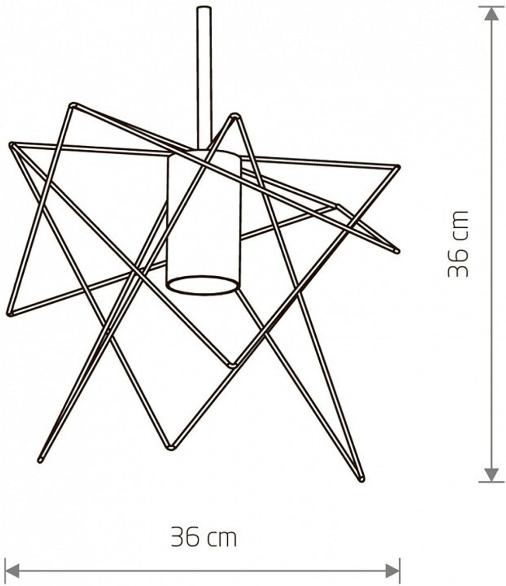 Плафон металлический Nowodvorski Cameleon Gstar 10327
