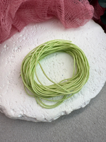 Шнур для плетения браслетов 0,6 мм, Матча (5 м)