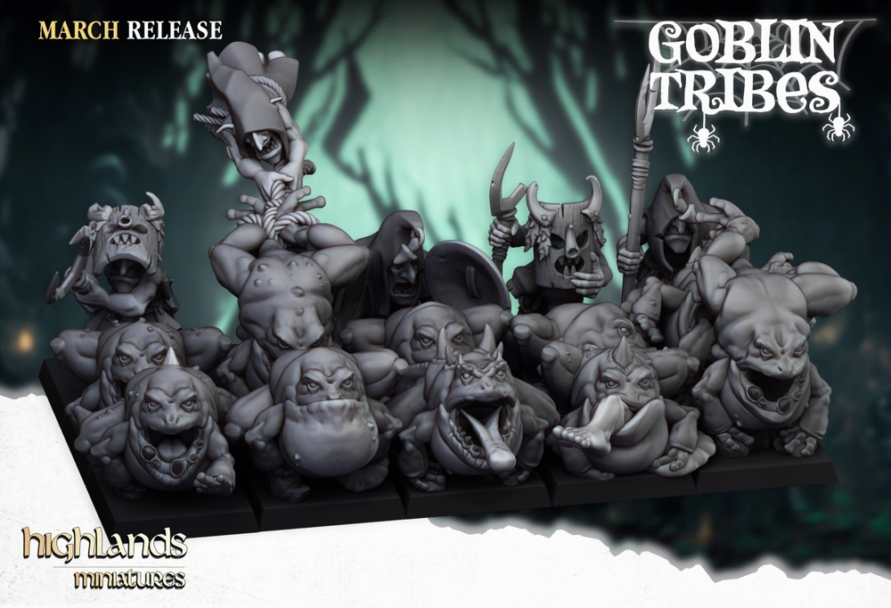 Swamp Squig / Toad / Frog Herd