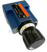 2FRM6B76-3X/25QMV - Регулятор расхода Ду 6 для монтажа на плиту, номинальный расход 25 л/мин, B = без доп. канала (стандарт), обратный клапан - M = нет