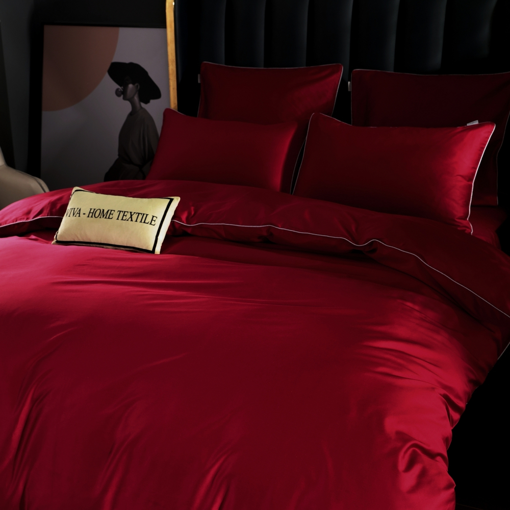 Комплект постельного белья Однотонный Сатин Премиум OCP013