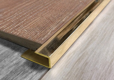 Латунный полированный окантовочный профиль LT