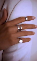 Кольцо-печатка на мизинец