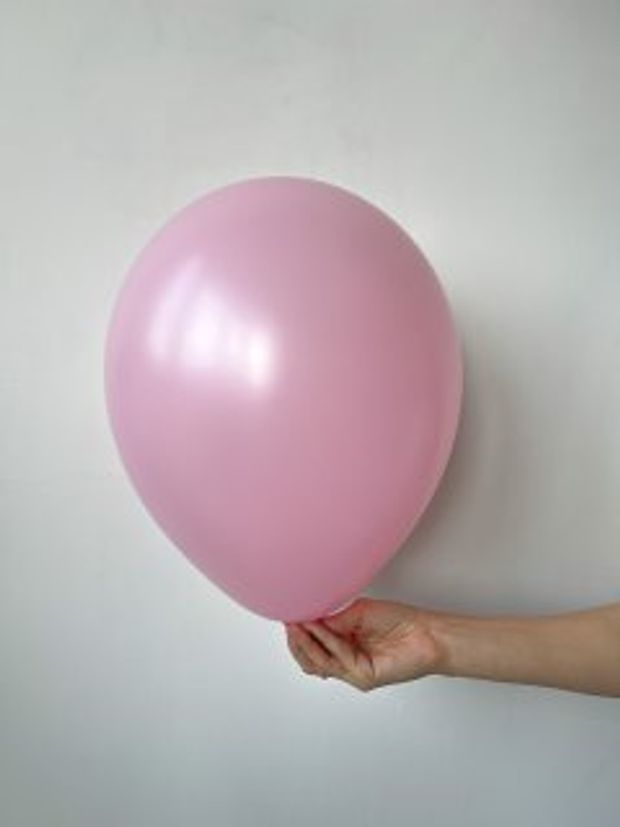 S Шар пастель 12'' / 30 см №3 розовый баблгам (БГ-17)