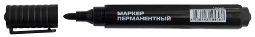 Маркер перманентный черный 3мм