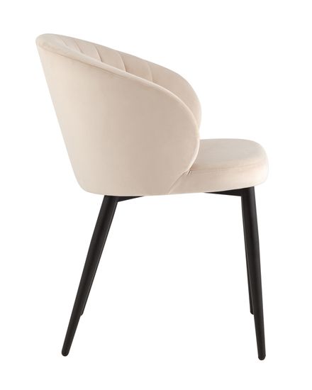 Стул Lastura велюр молочный