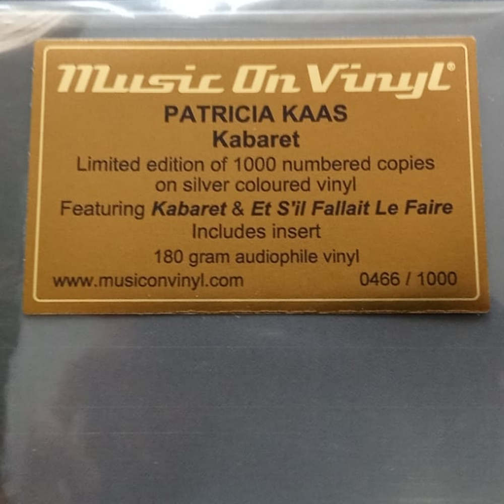 Patricia Kaas / Kabaret (Coloured Vinyl)(LP)