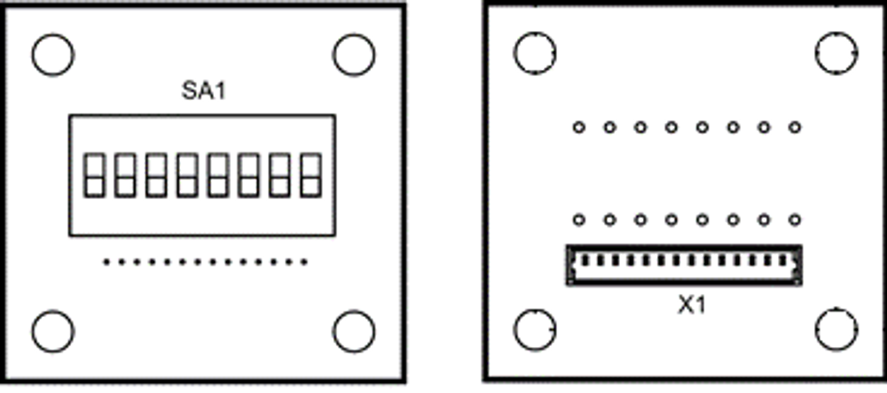 Плата настройки портов RS