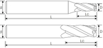 D1*R0.2*3*50*d4*4F радиусная фреза HRC55