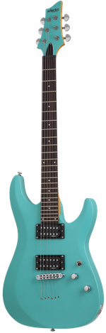 Schecter C-6 DELUXE SATIN AQUA