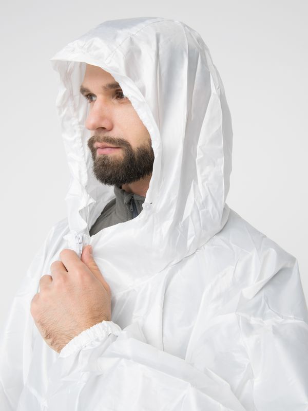 Костюм зимний маскировочный Метель с молнией ткань Taffeta цвет Белый