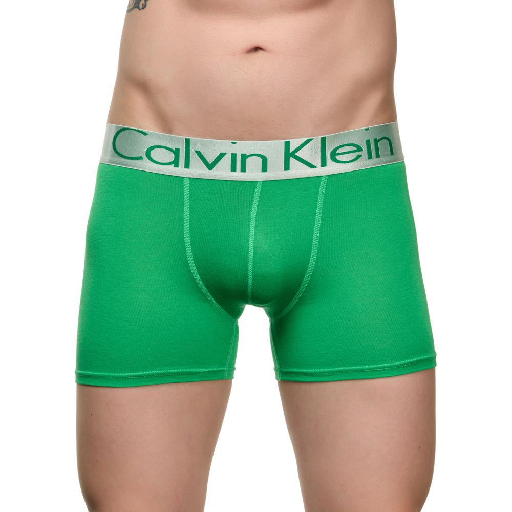 Мужские трусы боксеры зеленые Calvin Klein