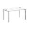 Onix Direct Lux Стол руководителя П-обр. м/к M-O.MP-SRR-3.8 Белый Бриллиант/Нержавеющая Сталь/Хром 1