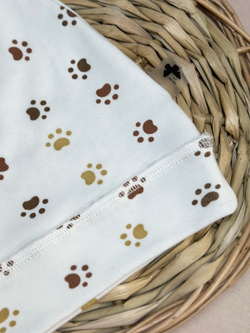 Шапочка Узелок Разноцветные Следы RinaAmari