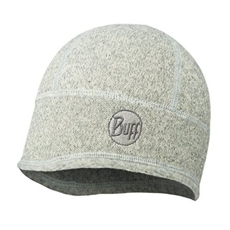Теплая спортивная шапка с полартеком Buff Solid Grey Фото 1
